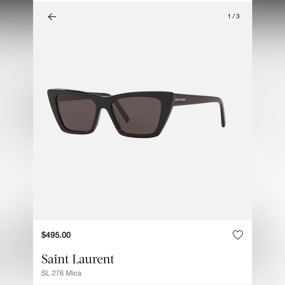 YSL MICA SL 275 Sunglasses